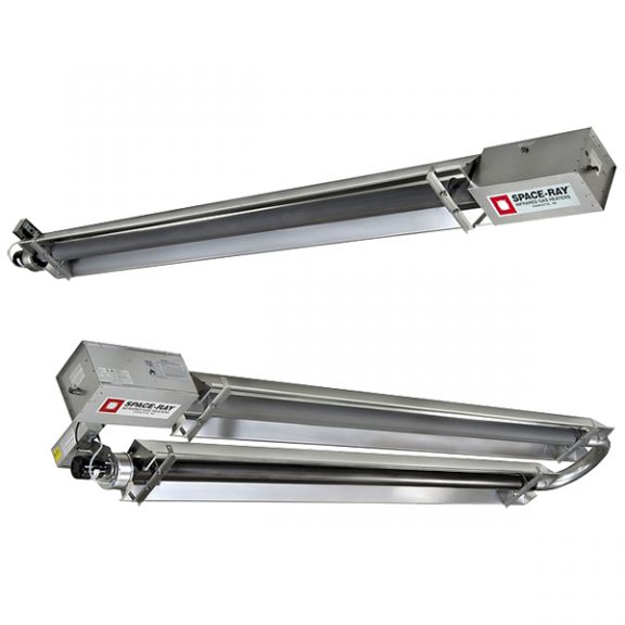 SpaceRay GasFired Infrared Radiant Heaters Forced Air Heaters